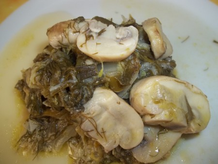 Μανιτάρια champignon φρικασέ 